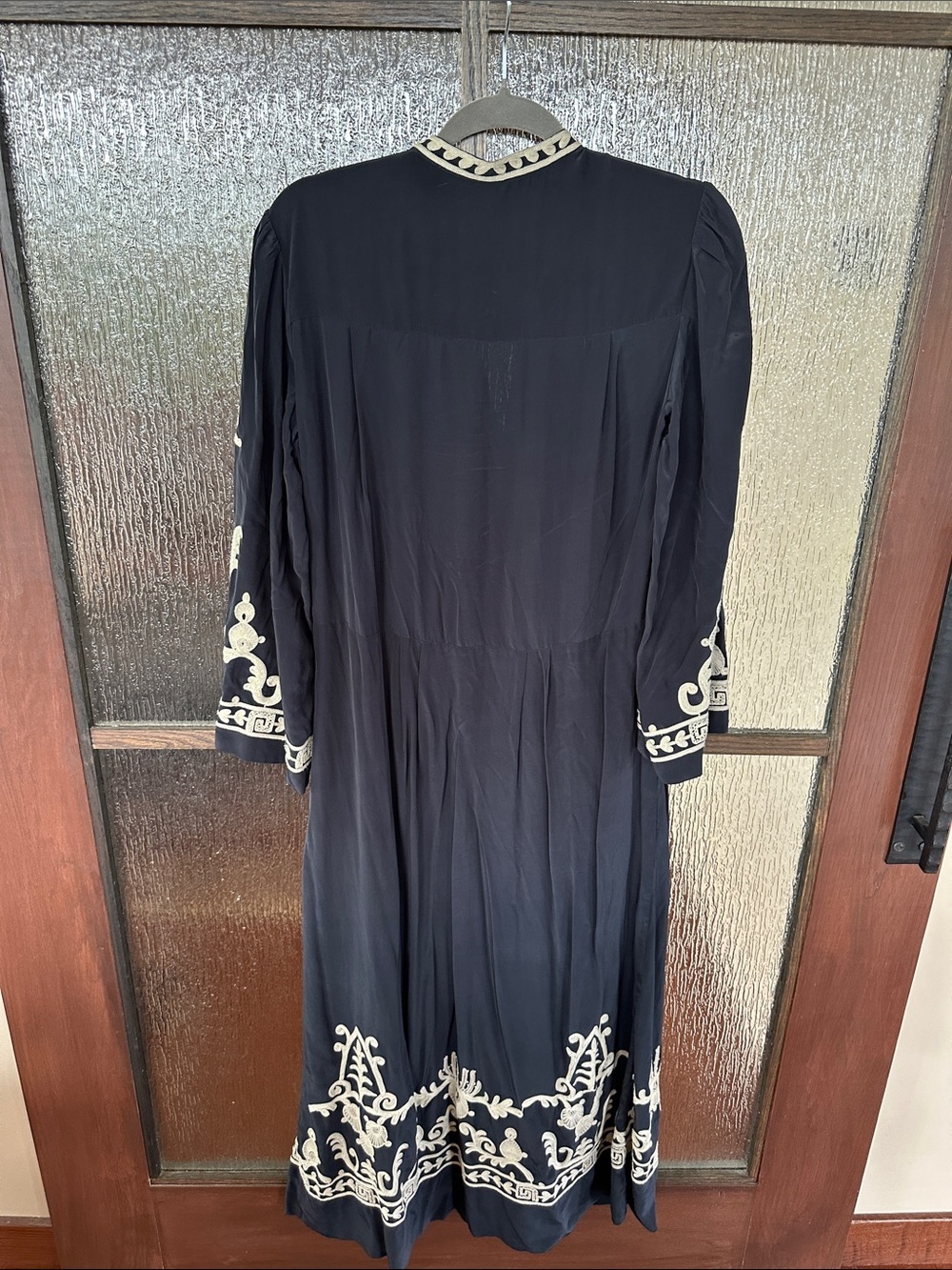 Isabel Marant Etoile Feliana Dress
Embroidered Black Maxi with Cream Accent Sz 6 - Picture 17 of 17